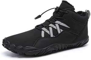 IceUnicorn Barfuss Schuhe Damen Barfußschuhe Herren Winterschuhe Frühling und Herbst Winterstiefel Breiter Zehenbox Minimalistische