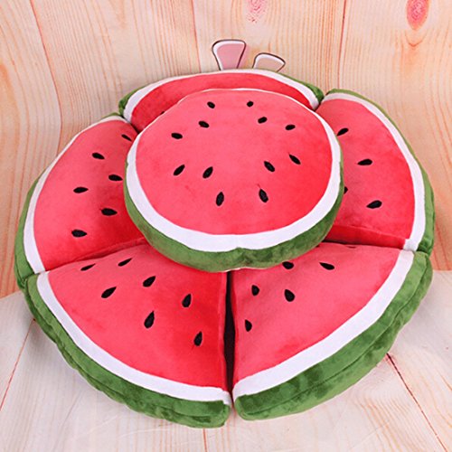 Qianle Wassermelone Kissen Haushalt Kissenpolster Dekokissen Stuhlkissen Sitzkissen Triangle watermelon L - 3