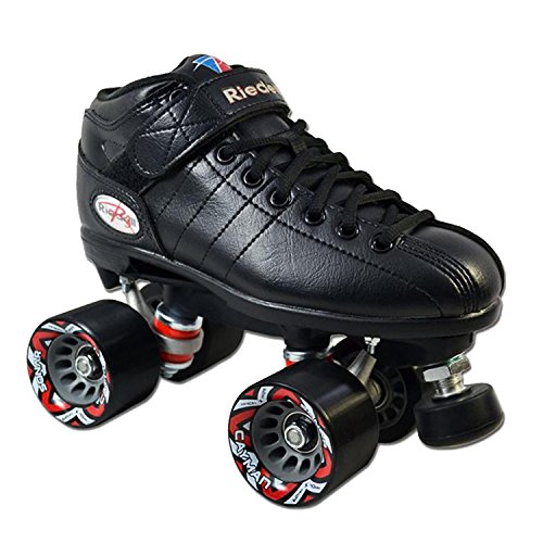 Riedell Skates R3 Roller Skate,Black,6 Riedell Skates R3 Roller Skate,Black,6