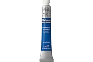 Winsor & Newton 8840115 Cotman - Vernici ad acquerello, colori vivaci di alta qualità con ottime caratteristiche di lavorazione, tubo da 8 ml, Oltremare