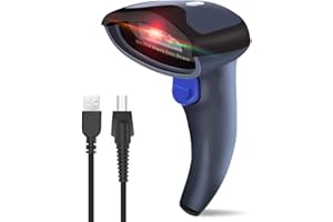 NETUM Scanner di codici a barre CCD cablato - Imager di codice a barre USB 1D per lo schermo mobile del computer Scansione per sistema Mac di Windows