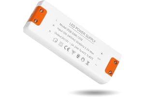 ZAKVOP led driver 12v 2a 24w, led driver 12v, 240v to 12v transformer, Constant Voltage Driver Adapter, 12v 2a driver, led transformer 2a 24w for G4 GU5.3 MR11 MR16 LED Strips Light Power Supply