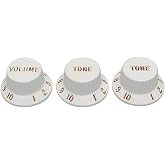Fender Strat Potik d&uuml;ğmeler (hacim/ton/ton), beyaz