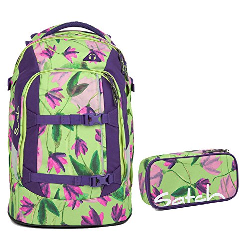 Preisvergleich Produktbild satch pack Ivy Blossom 2er Set Rucksack & Schlamperbox