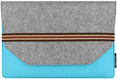 Briefcase for Macbook, Annoda Laptop Thicken Wool Felt Carrying Case,Sleeves Bag for Any Sizes of Macbook Air / Pro /2015 Macbook and other NoteBook (Apply to 13-13.3 inches, Skyblue)