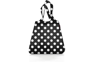 Reisenthel AT7073 MINI MAXI SHOPPER DOTS WHITE Borsa sportiva Donna DOTS WHITE Taglia Unica