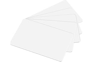 ‎KARTEO Karteo Plastikkarten blanko weiß [10 Stück] Blankokarten im EC-Kartenformat für Ausweise Dienstausweise EC- und Bankkarten Gesundheitskarten