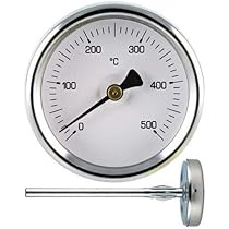 Termometro Analogico TFA Dostmann Per BBQ | Acciaio Inox | Per Temperatura Camera Cottura | Fino A 500&deg;C