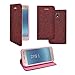 Price comparison product image Samsung Galaxy J5 2017 Case Glitter Dark Red Design Pu Leather Book Flip Case Cover
