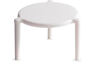 Everest Adv - 250 Distanziatori per Scatole Pizza da Asporto | Altezza 3 cm | Supporto Pizza Saver | Bianchi | 250 pz