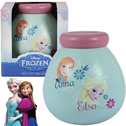 Frozen Anna and Elsa Pot of Dreams Money Pot