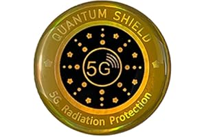 MORNINGMO 5G Telefon Strahlung Schutz Aufkleber EMR Blocker Anti Strahlung Telefon Schutz 28mm Durchmesser Runde Anti-Strahlung Telefon Back Protector Negative Ionen Skalarmenge Aufkleber