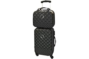 Camomilla Milano Set Valigeria, Set di Valigie, Trolley da Viaggio (40 lt.) + Vanity Case (15 lt.), Materiale Rigido, Ruote Pivotanti