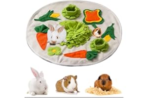 MOLBORY Tapis à renifler : jouet de cochon d'Inde, jouet intelligence jouet lapin recherche de nourriture lavable pliable odeur entraînement couverture renifler jouet lapin jouet à renifler tapis