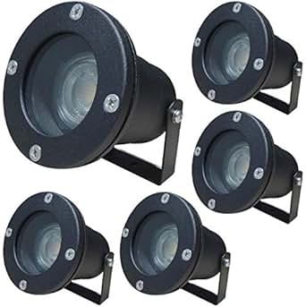 5 Stück IP68 MCOB LED Boden Einbauleuchte Sophie 230 Volt 7 Watt