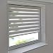 Produktbild Easy-Shadow Hochwertiges UNIVERSAL Klemm- und Klebe Duo-Rollo Doppelrollo Außenmaß Breite 60 x 180 cm Höhe - 60x180 cm weiß - Vario Duorollo Duo Klemmfix Klemmrollo / Kleberollo ohne Bohren inklusive 2 Stück Klemmträger Easy&Fix montiert - inkl. Seitenführung