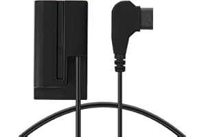 ANDYCINE Dummy Batterien Stromkabel D-Typ P-Typ auf NP-F550, F750, F970 Netzteilkabeladapter Kompatibel mit Atomos Ninja V, Shinobi, Samll HD, ANDYCINE, FEELWORLRD Feldmonitore