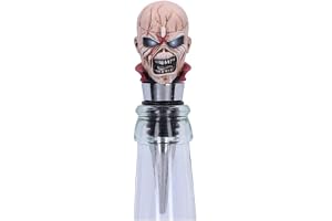 Nemesis Now officiellt licensierad Iron Maiden The Trooper flaskstoppare, silver, 10 cm