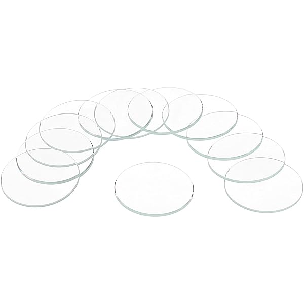sourcing map 3 stuks glazen glazen kristallen lens, 43,5 mm diameter 1,1 mm randdikte dubbele koepel rond transparant glas reserveonderdelen voor horlogemakers horloge glas lens reserveonderdeel