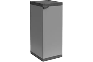 BuyStar Armadio 1 Anta da Esterno 34x40x85h cm, 1 Ripiano Regolabile Interno e Maniglia - Sistema a Incastro, Senza Viti, Idrorepellente, Robusto, Garage, Terrazzo, Officina - Made in Italy