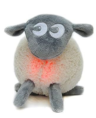 Pabobo Peluche Ewan le Mouton Rêveur Gris Blanc/Gris