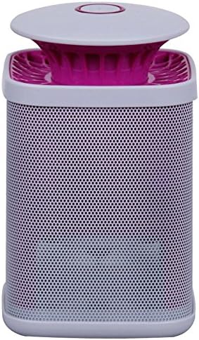 WXHNFHL Mosquito Traps Electronic Mosquito killer Suction Type Mosquito Lamp Indoor Led 360° Trapping 9 leaves Mute Fan Physical Anti-mosquito Radiation-free 12.5*20cm, White