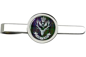 GIFTSHOP UK Queen's Own Highlanders, British Army Tie Clip