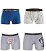 Produktbild Solo Herren Boxershorts 4er Pack mit Versch.Muster, Cotton Stretch, Trend und Komfortable Männer Unterhose. Fühle Dich rundum bequem und stylisch Herren Unterwäsche.XL (4 Mehrfarbig, XL)