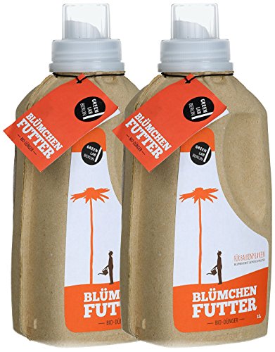 Floragard Blümchenfutter 2 x 1 l Bio Pflanzendünger Flüssigdünger