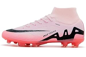 BibHoly Fußballschuhe Herren,Professionelle Fussballschuhe Outdoor-Fußballtraining,High Top Fußballschuhe,Atmungsaktive Turnschuhe