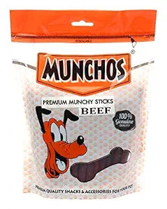 MUNCHOS Premium Munchies Stick for Dogs (Beef 500gm Pack)