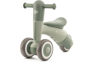 KK KINDERKRAFT Kinderkraft MINIBI Bici senza pedali 1 anno, Bicicletta leggere per bambini, Sedile regolabile, Facile da pulire, Verde
