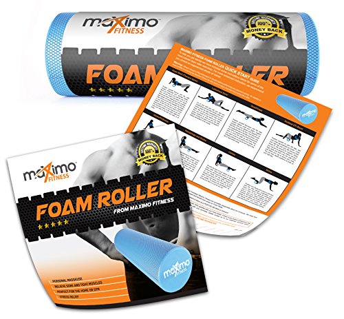 Foam Roller – EVA – Leichtes Gewicht, 15 cm x 45 cm – Bietet eine kräftige, aber angenehme Muskelmassage – Kostenlose Kurzanleitung – Perfekt für Fitnessstudio, Pilates, Yoga – Lebenslange Garantie. - 4
