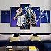 Produktbild ACCEY 5 Stück 14 Tage Battle Royale Karte Videospiel Poster Fort Bilder Landschaft Wandkunst für Wohnzimmer Dekor Leinwand Wholesale-R1Frame
