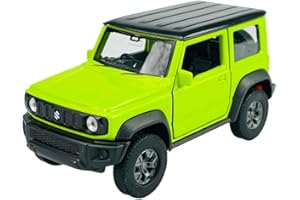 DROMADER Welly Suzuki Jimny zielony 1/34-1/39 metalowy model samochodu Die Cast nowość w pudełku