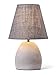 Produktbild Lucide Solo-Tischlampe-Durchmesser 18 cm, Textur, E14, 40 W, Taupe, 18 x 18 x 31 cm