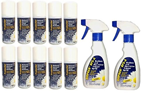 Large Flea Killer and Control Kit with Insect Growth Regulator Spray (Stops Fleas Developing)