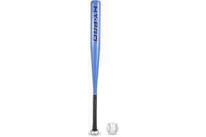 Hy-pro 26” Aluminium Baseball Set – Metal Baseball Bat and Ball With Anti-slip Grip, Lightweight Build, Ideal for Garden Games, Bat And Ball Play, and Adult Outdoor Games