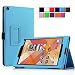 Produktbild Infiland Medion Lifetab P8311 / P8312 / P8313 / P8314 / S8312 / S8311 Hülle Case -Slim Fit Folio PU-lederne dünne Kunstleder Schutzhülle Cover Tasche für MEDION LIFETAB P8311 (MD 99443) P8312 (MD 99334) / P8313 / P8314 (MD 99612) / S8312 (MD 98989) / S8311 (MD 98983) Tablet-PC (8 Zoll)(Hellblau)