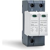 2P 40KA 600VDC Surge Discharger for DC Current, Surge and Lightning Protection Device, Suitable for Photovoltaic and Low Volt