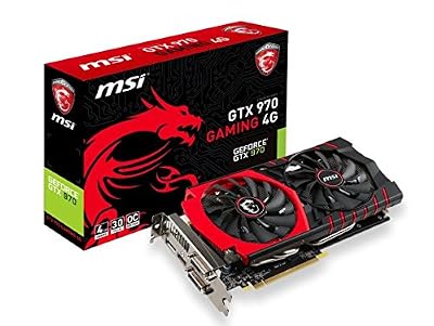 MSI GTX970 Gaming 4G Carte graphique Nvidia GeForce GTX 970 1114 MHz 4096 Mo PCI-Express