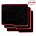 Produktbild [3 Stück] AhaSky Mauspad, Gaming Mauspad, Glatter Oberfläche, Rutschfester Gummibasis, Genähte Kanten, 300×250×2.5mm, Unterstützung für Computer, PC und Laptop Mauspad Klein - Mauspad Schwarz