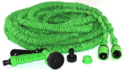 blupalu giardino tubo flessibile verde 30 m estensibile tubo avvolgitore ugello salvaspazio