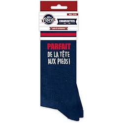 Chaussettes Homme « Petit Con » – Noir Et Blanc – Taille 39-45 – Humour Décalé – Coton Chaud Et Confortable