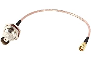 UXCELL sourcing map CLOISON SMB BNC Femelle à Femelle câble Connecteur Droit: 9,2 cm