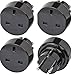 Produktbild Brennenstuhl Schutzkontakt Reiseadapter (13 A, 250 V) (4er-Pack)