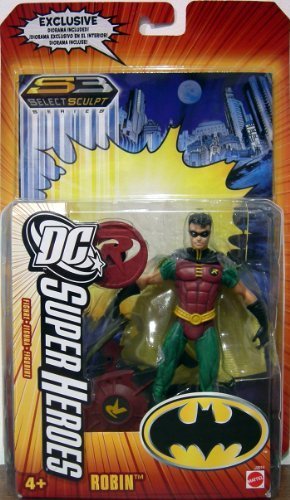 Select Sculpt S3 DC Super Heroes Superheroes ROBIN ACTION FIGURE (batman) by s3 select sculpt