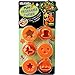 Produktbild CuteZCute Fun Gemüseschneider, Blume Schmetterling House Gesicht Schnurrbart und hat, orange, Set von 6