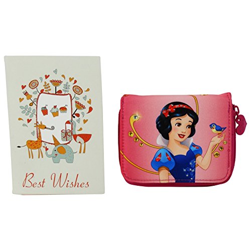 Preisvergleich Produktbild Disney Prinzessinnen Schneewittchen Geldtasche Geldbörsen Pink