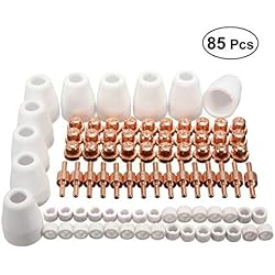 UKCOCO 85 unidades Plasma Cortes consumo materiales para Cut de 4 Cut de 40d lgk de 40 CT312 ct416d ct416d ct416d ct518d super160 con Plasma Consejo Boquilla PT de 31 LG de 40